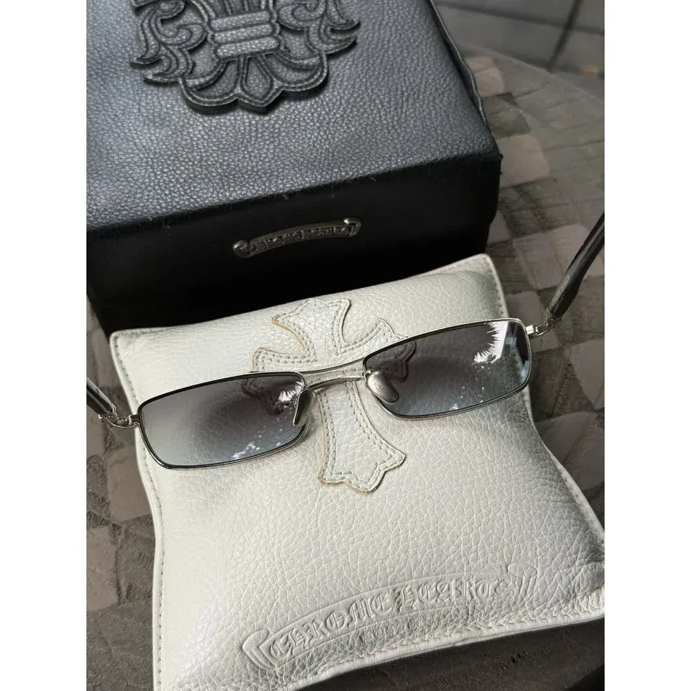 Chrome Hearts Velvedere-D Sunglasses Rare Vintage Wood Temple Eyewear Japan
